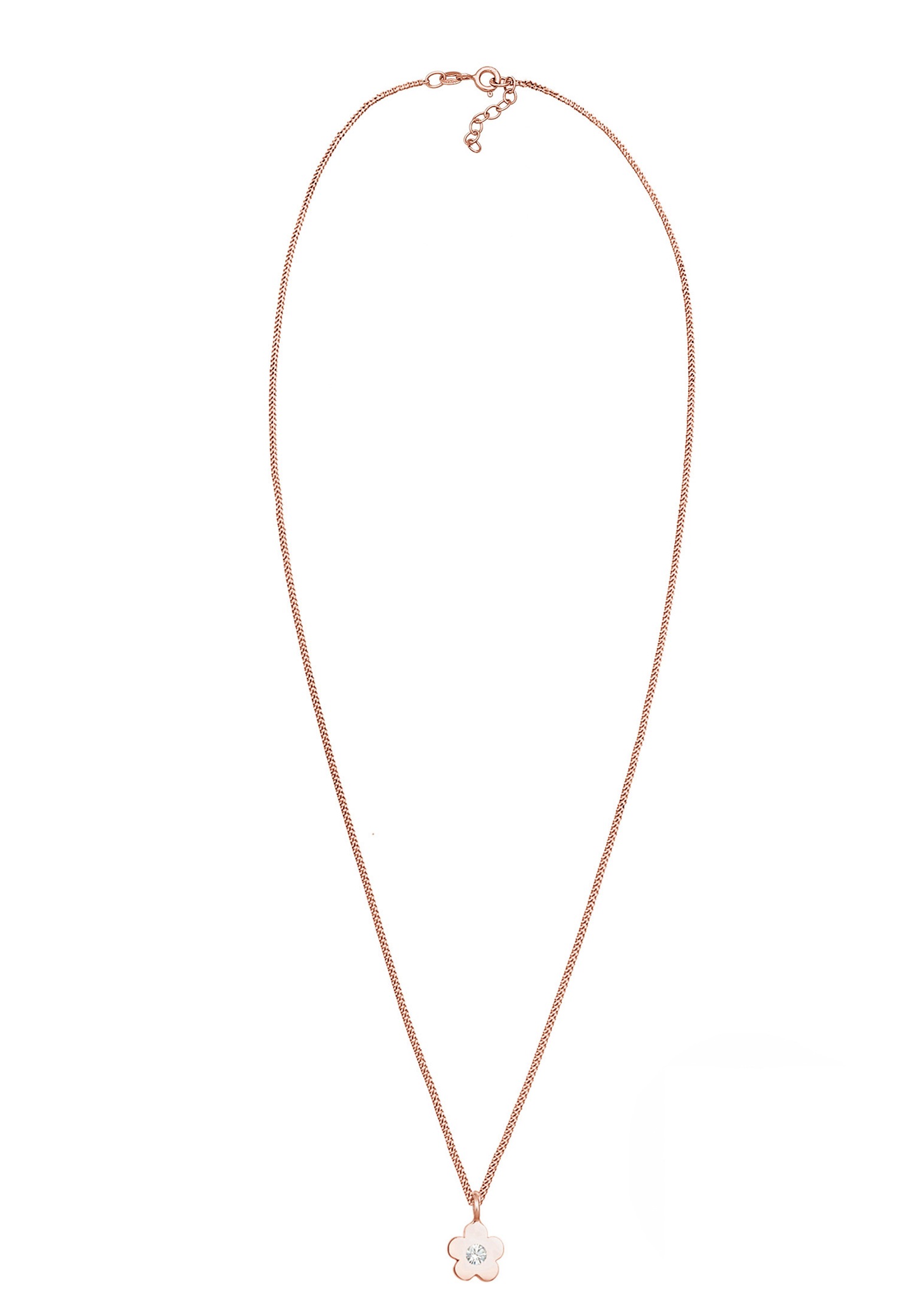 Ciondolo per bambini Elli a forma di fiore con cristalli in argento sterling 925
