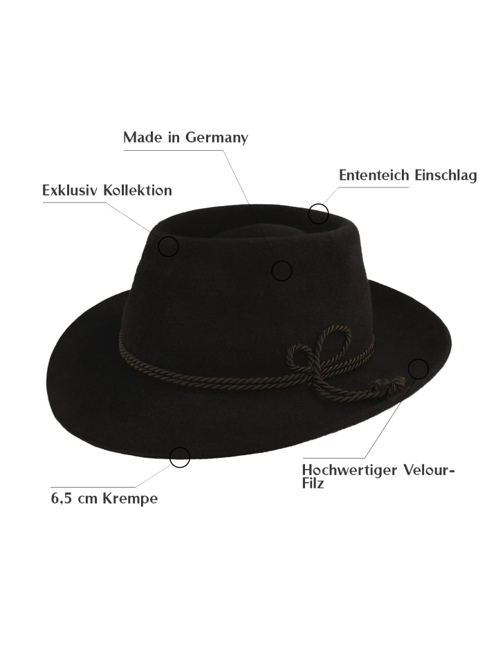 BREITER Trachtenhut in grün günstig kaufen
