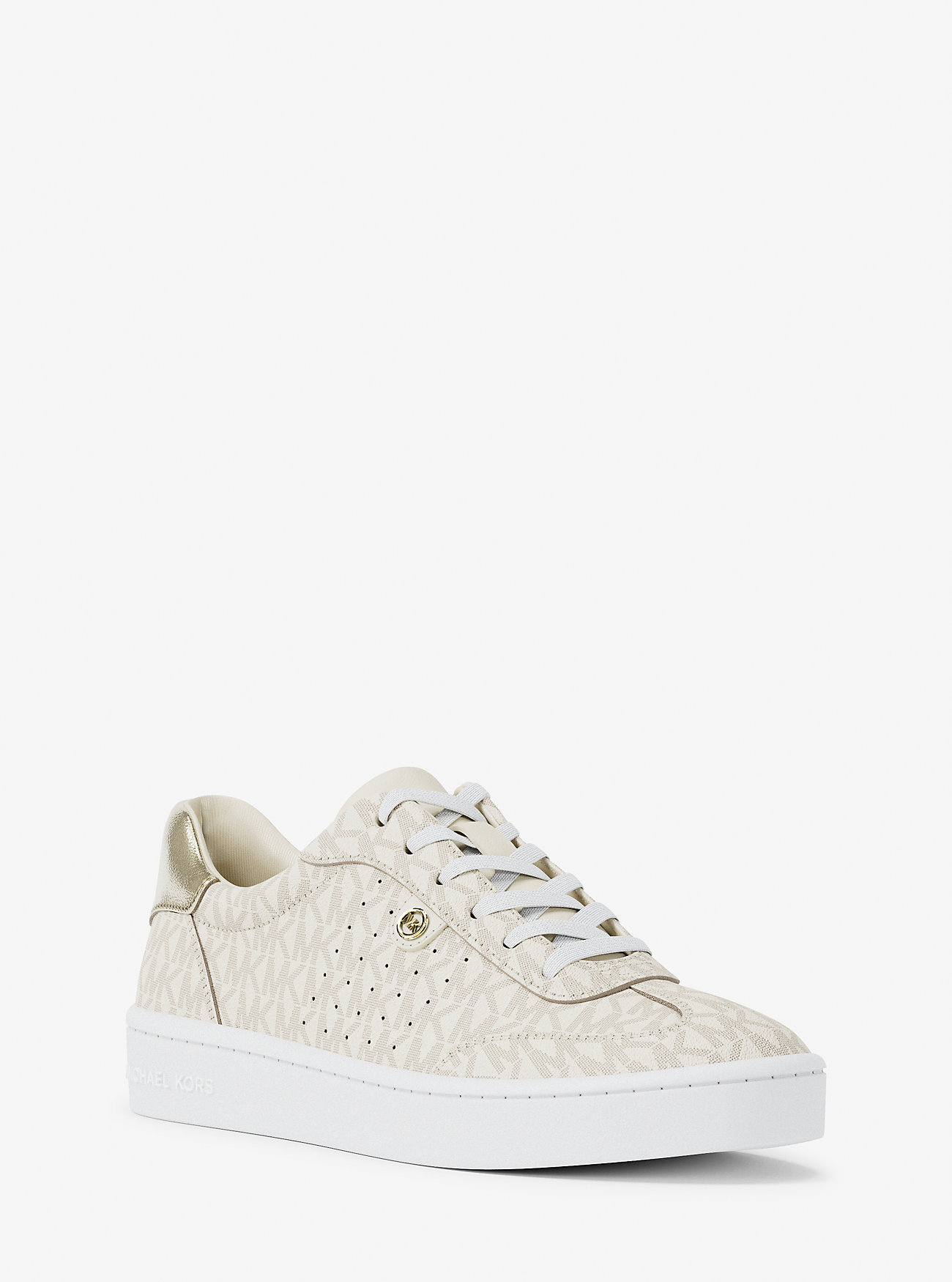Scotty Signature Logo Sneaker - VANILLA COMBO