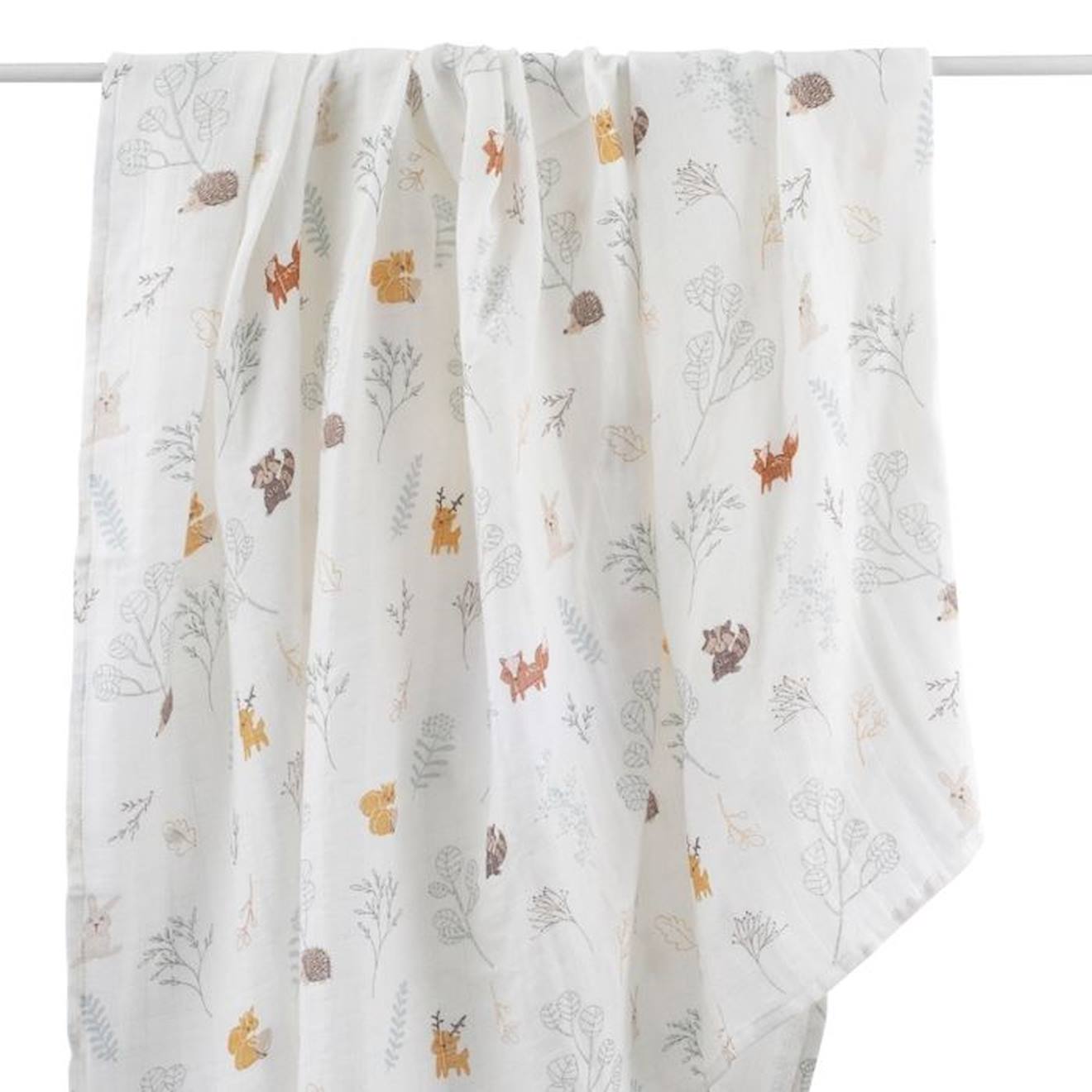 Maxi-lange en coton bio* Dream Forest beige