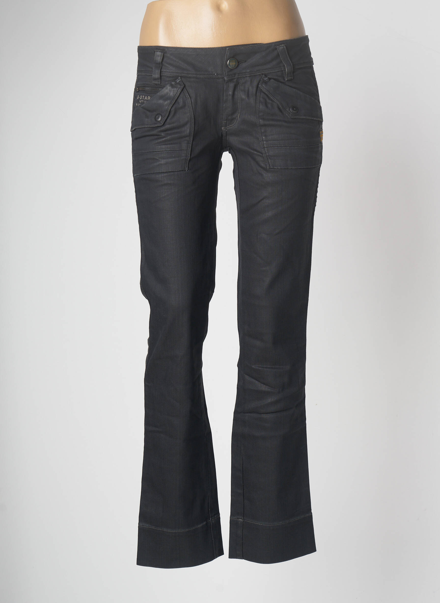 G Star Jeans Coupe Droite Femme couleur noir