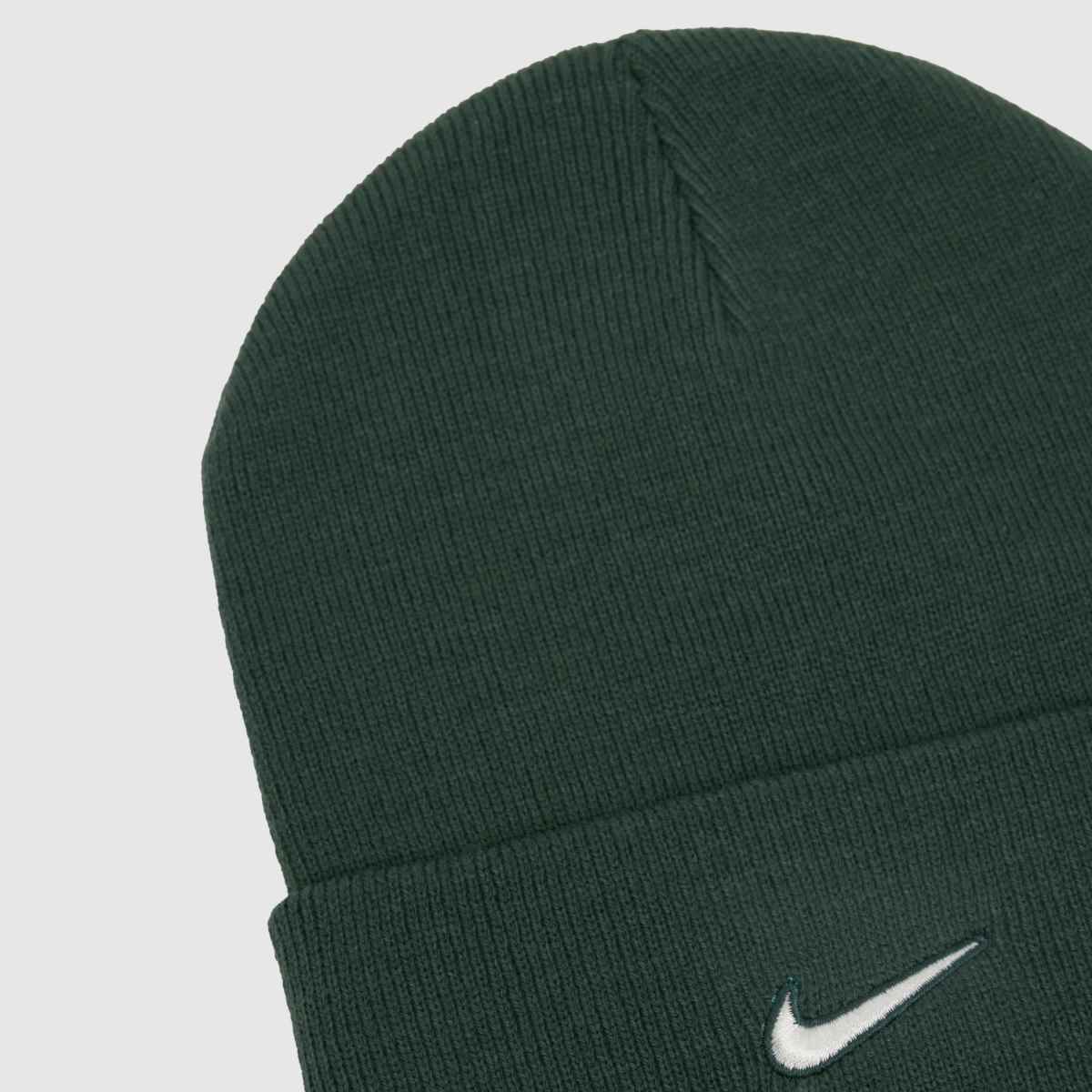 Nike grön swoosh peak-mössa