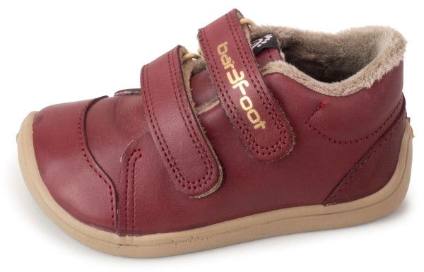 bar3foot Elf ~ Step MidCut Sneaker Warm + Tex ~ Bordeaux