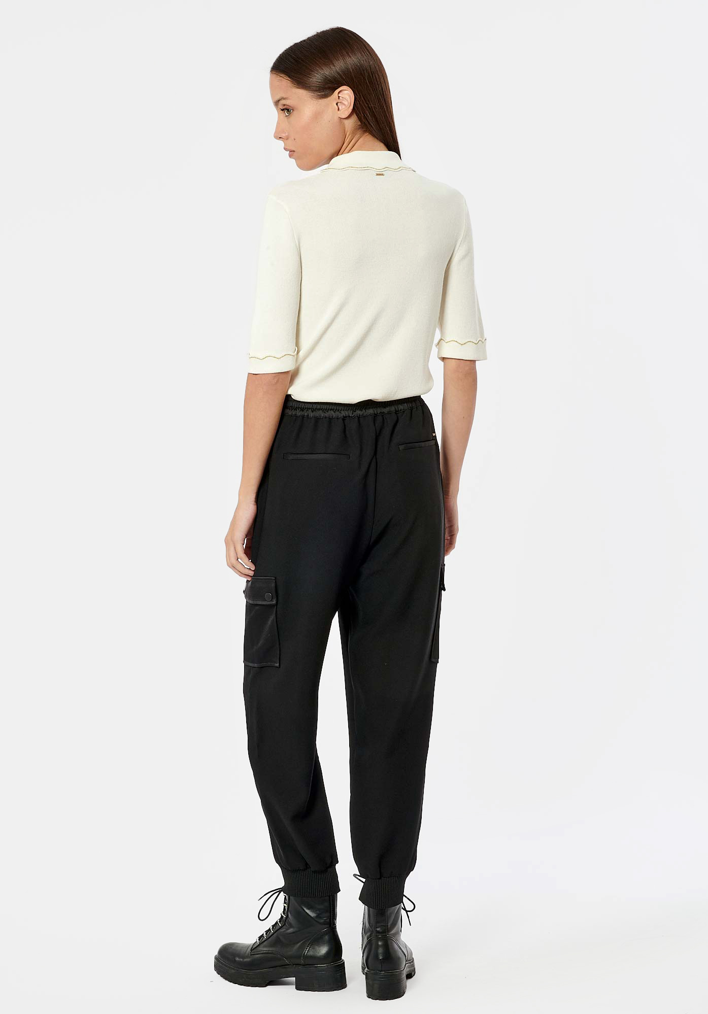 LUBER  Polo blanc femme