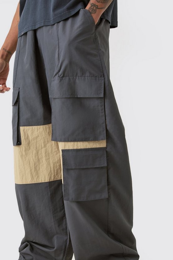 Tall Colorblock Cargo-Hose
