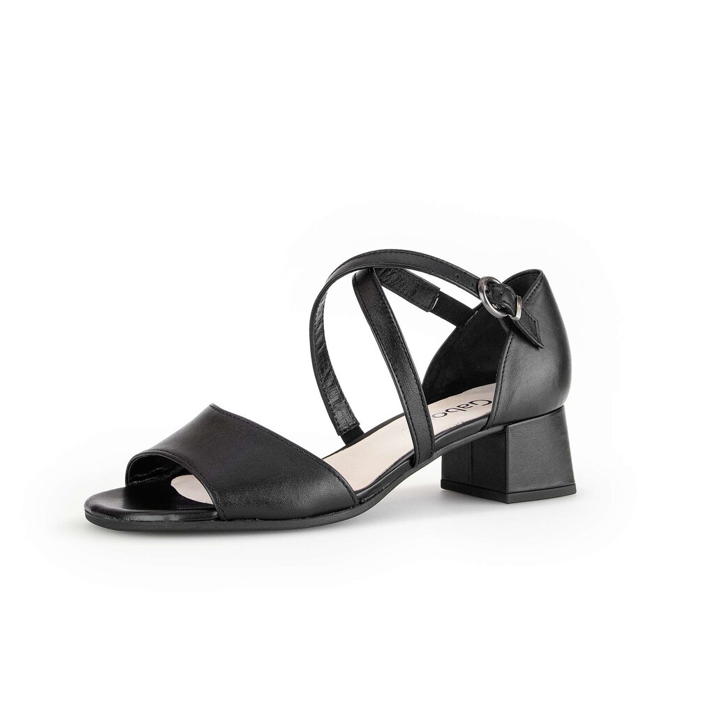 Gabor fashion Riemchensandale schwarz