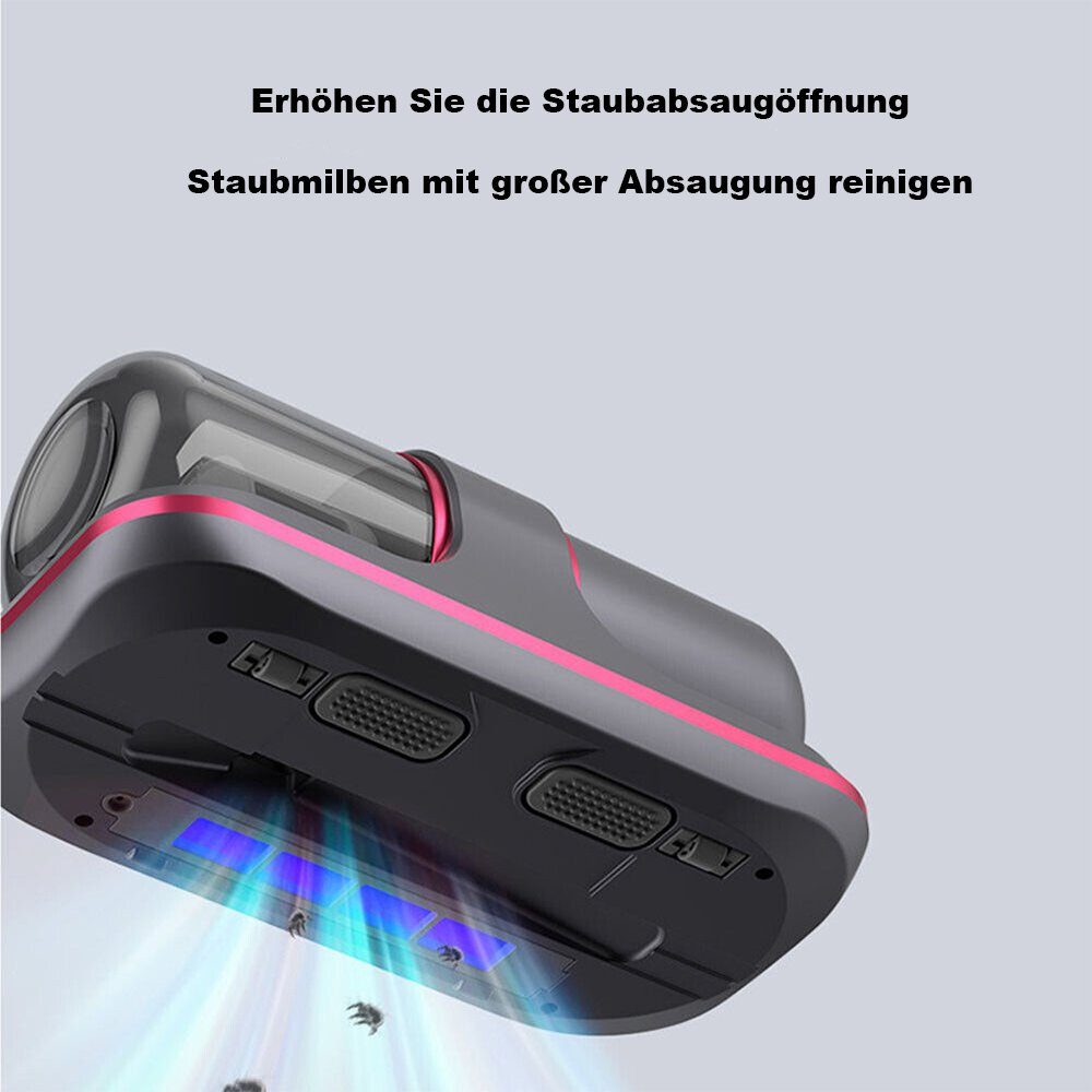 Yoyaxi Matratzenreinigungsgerät Effizienter kabelloser Handstaubsauger gegen Milben, - Erweitertes Mehrfachfiltrationssystem mit UV-C-Ultraviolett