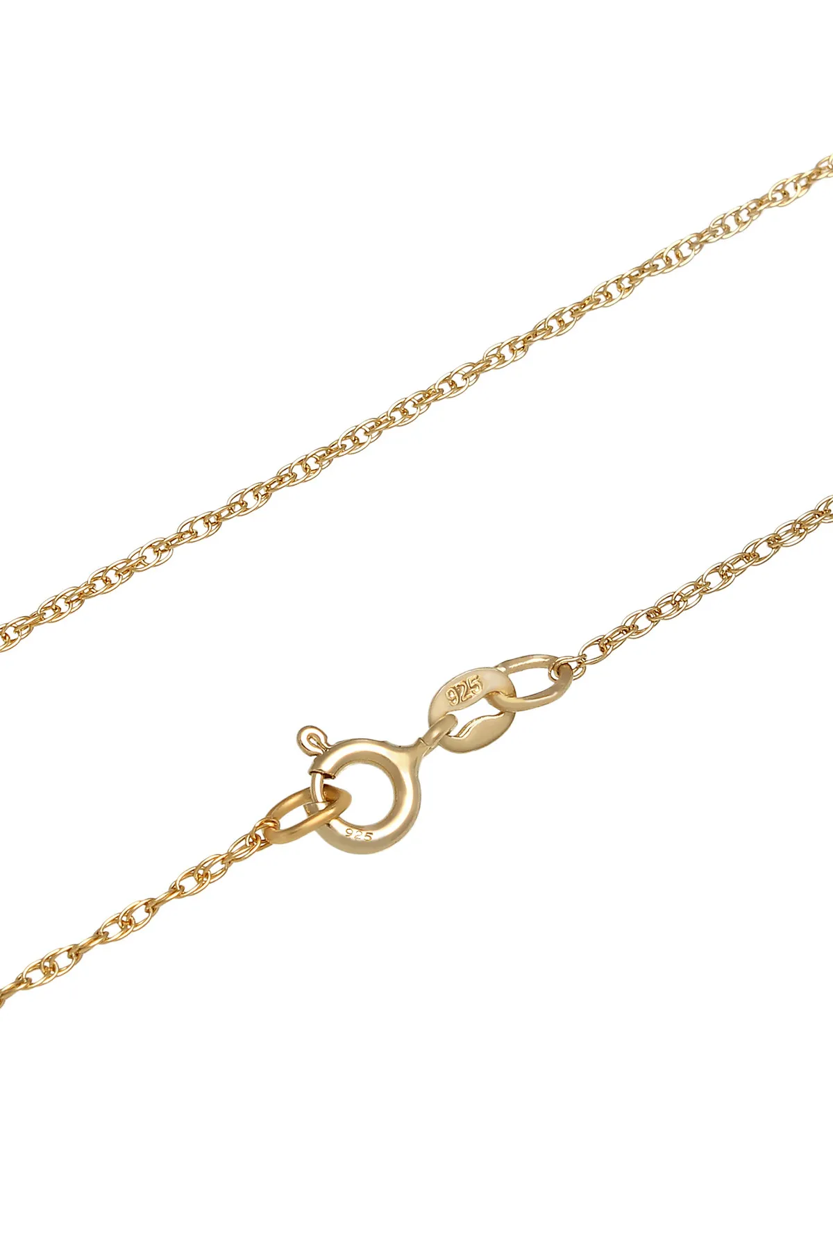 ELLI  Halskette Basic Gedrehte Gliederkette Fein Modern 925 Silber