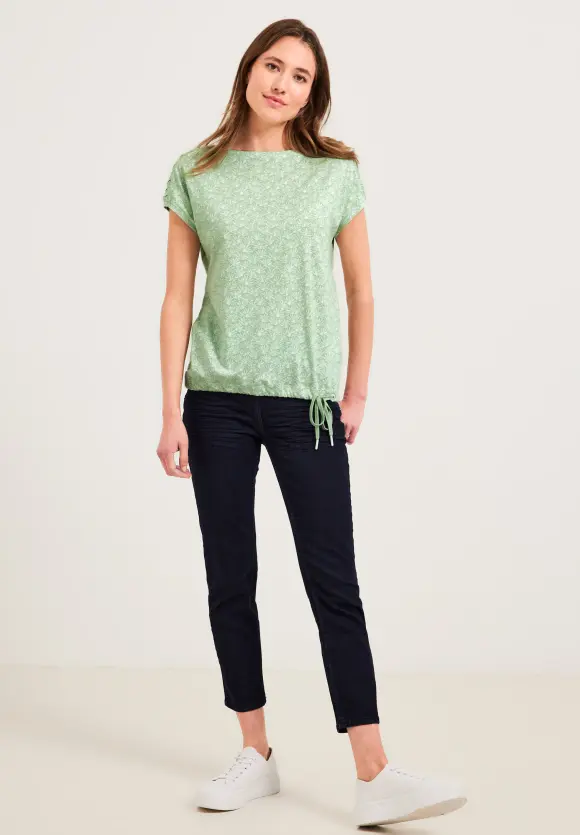CECIL T-Shirt mit Smock Schultern