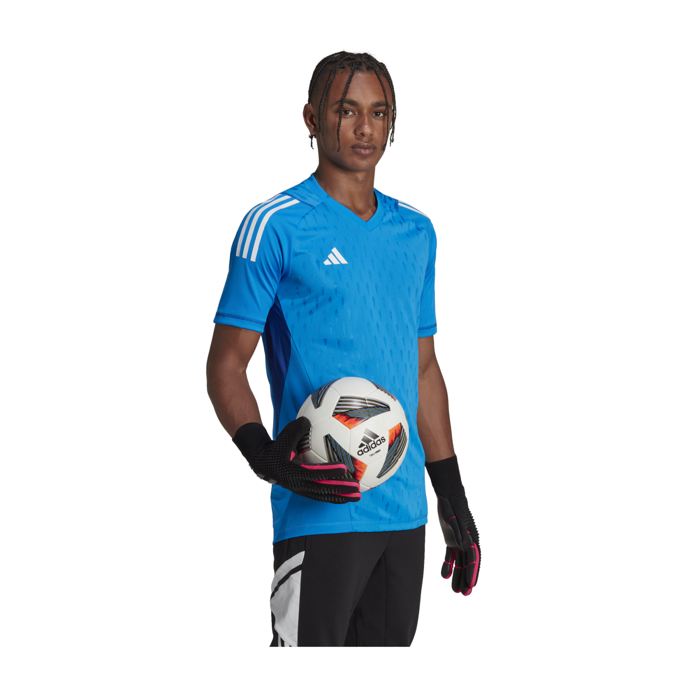 adidas Tiro 23 Pro Torwarttrikot Kurzarm Blau
