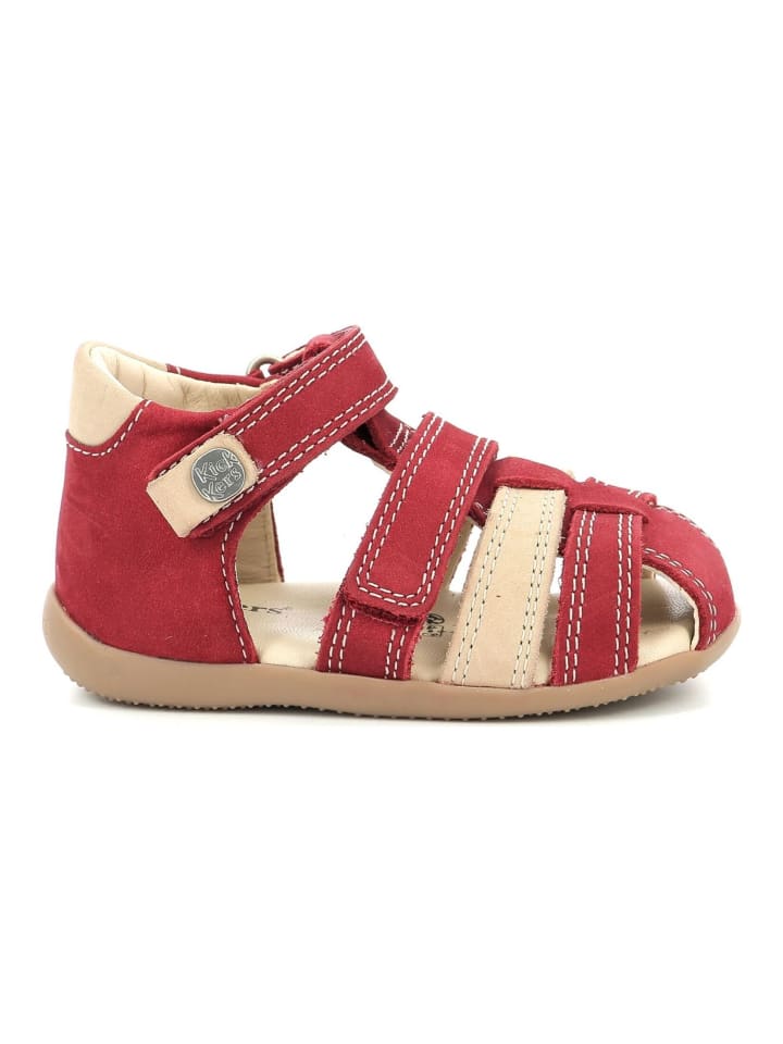 Kickers Halbschuhe in Rot/Beige günstig kaufen 24