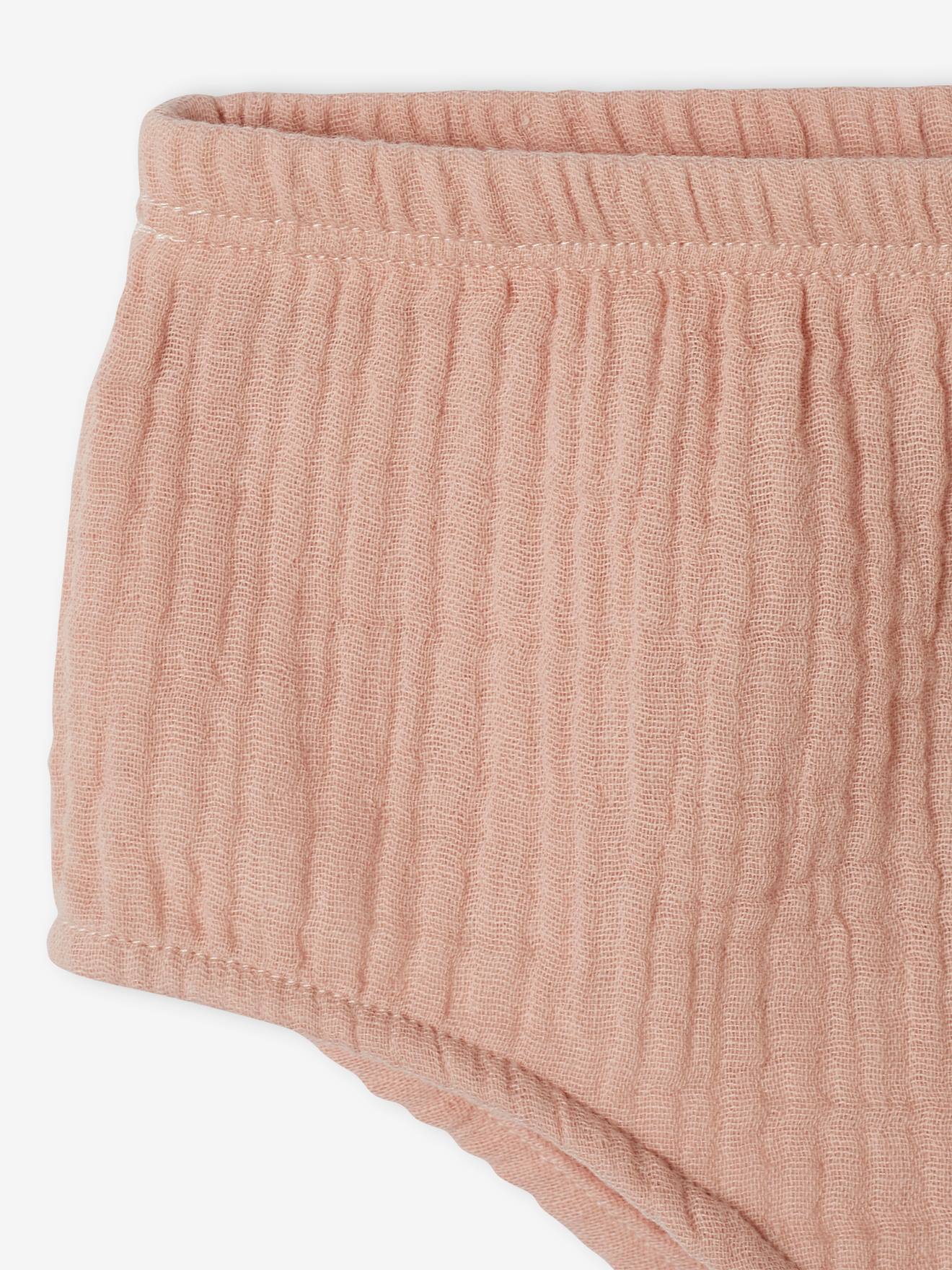 Vertbaudet Mädchen Baby Slip für Kleider - wollweiß