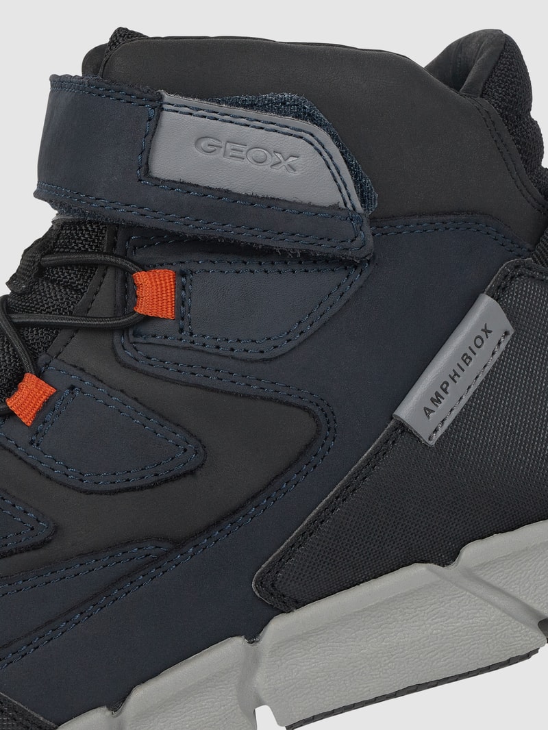 Boots aus Leder Modell 'Flexyper' in marineblau