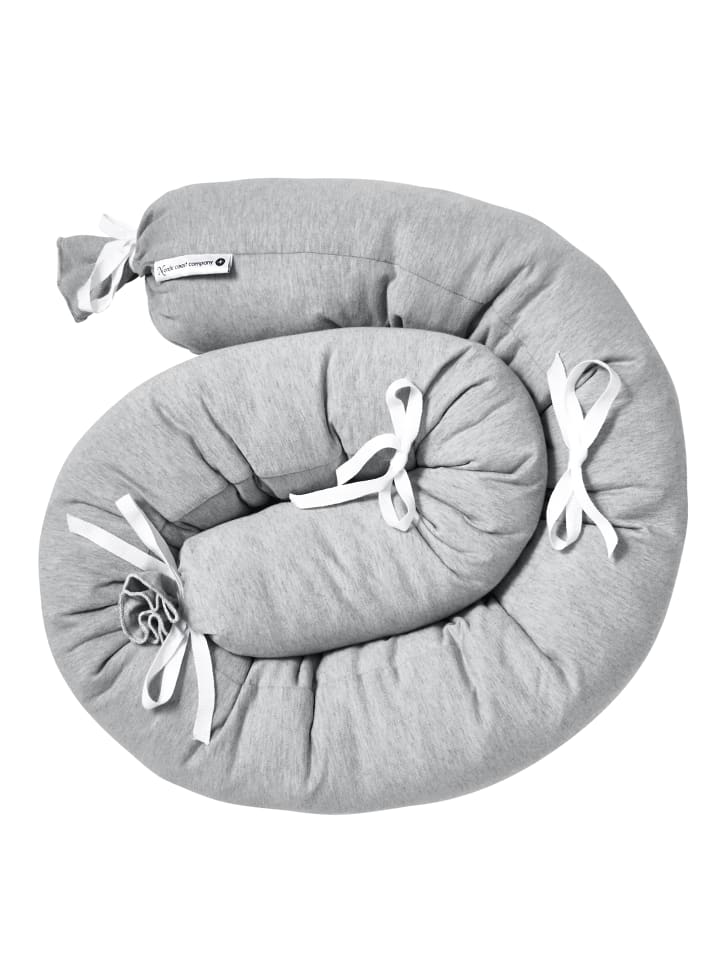 nordic coast company  Bettschlange in Grau- (L) 180 cm günstig kaufen onesize