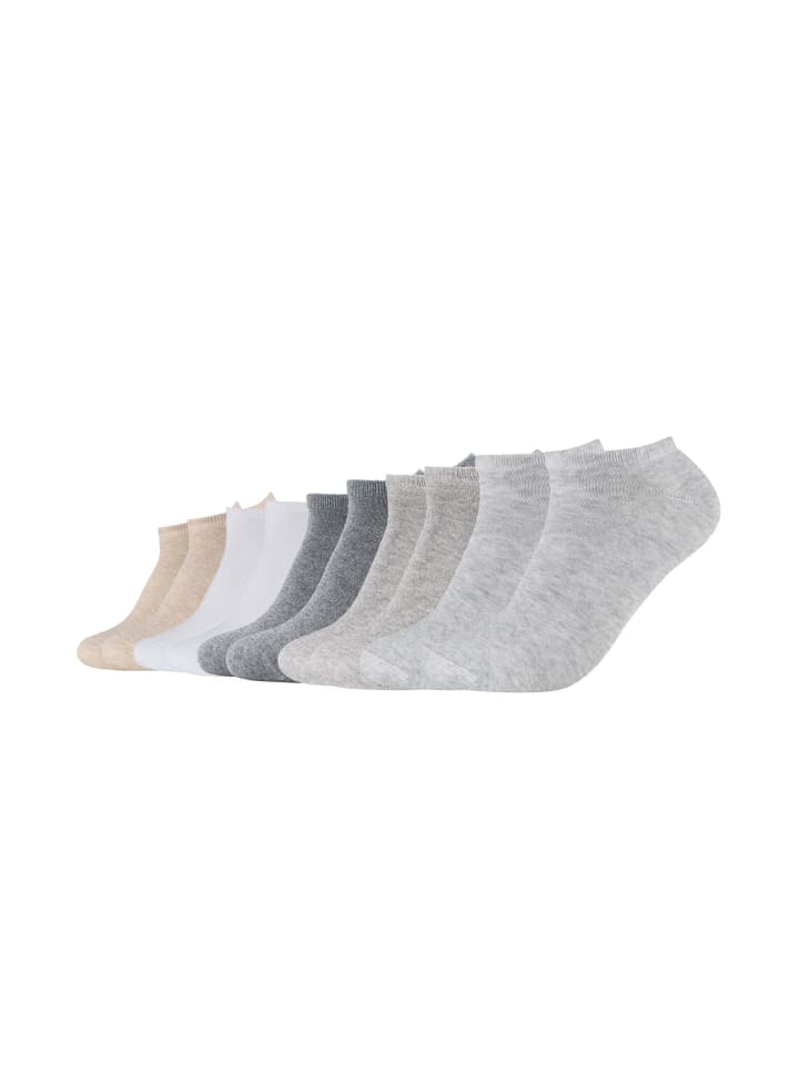 S. Oliver Sneakersocken 10er Pack essentials in white mouliné mix günstig kaufen