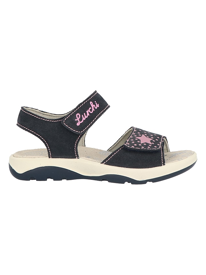 Lurchi Leder-Sandalen in Dunkelblau günstig kaufen
