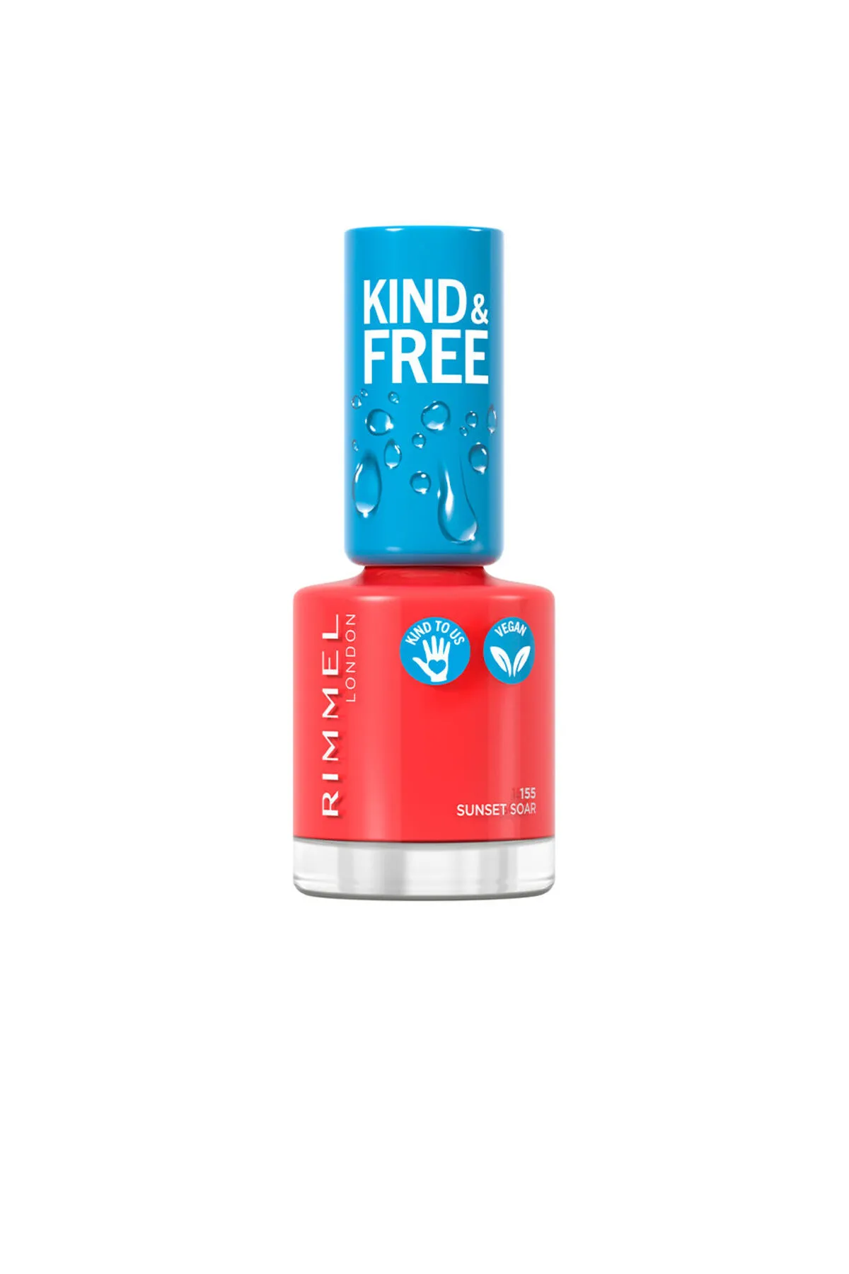 RIMMEL LONDON  Kind & Free Nagellack Nr. 155-Sunset Soar, 8 ml