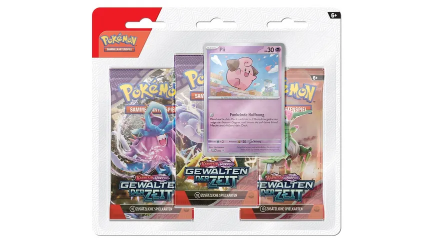 POKÉMON Sammelkartenspiel - KP05 3-Pack Blister DE
