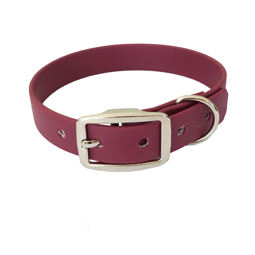 bio-leine Hundehalsbänder bio-leine 21-30cm HU Biothane Halsband bordeaux 52 cm, 62 cm
