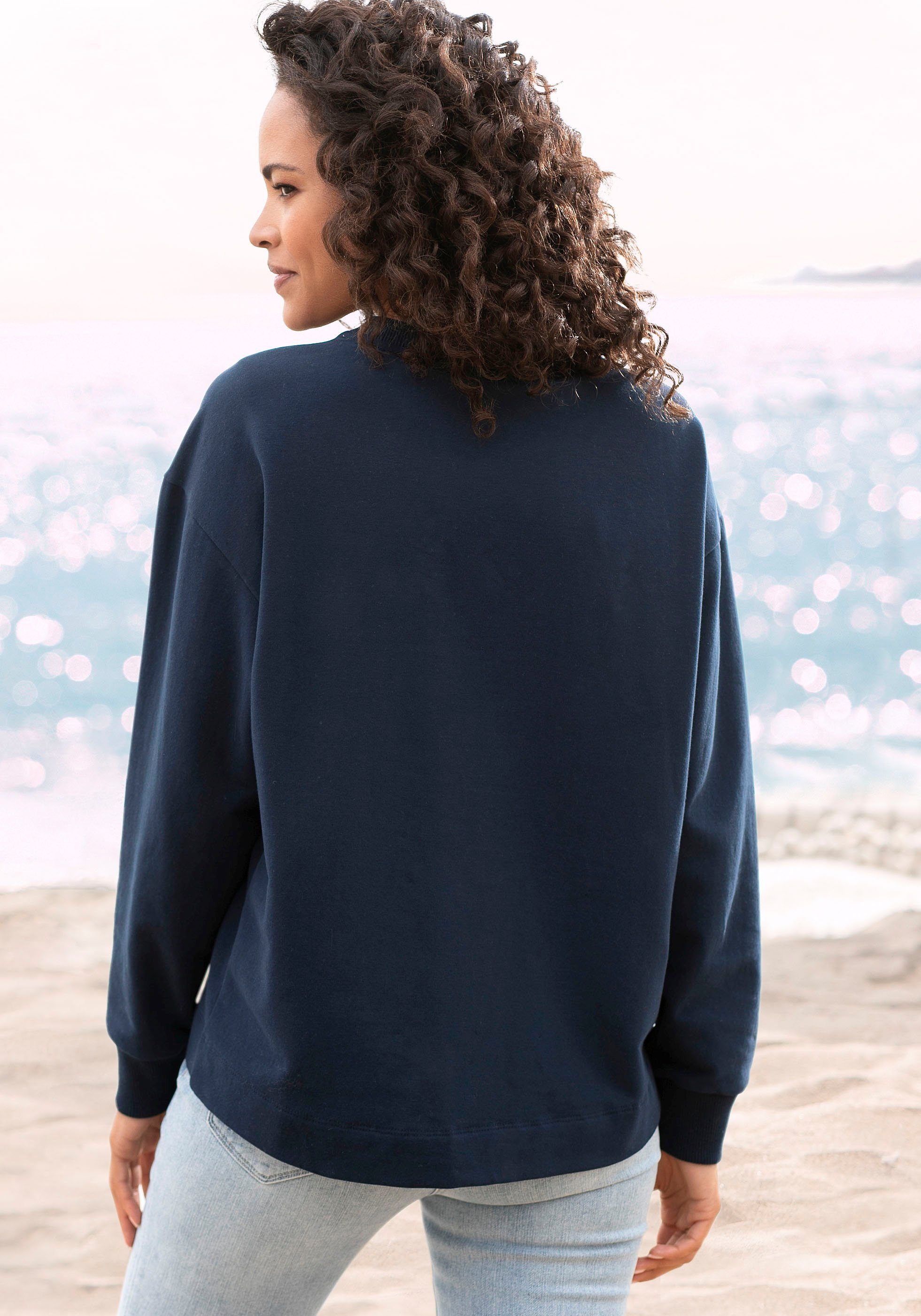 Elbsand Sweatshirt Sontje mit Flockprint vorne