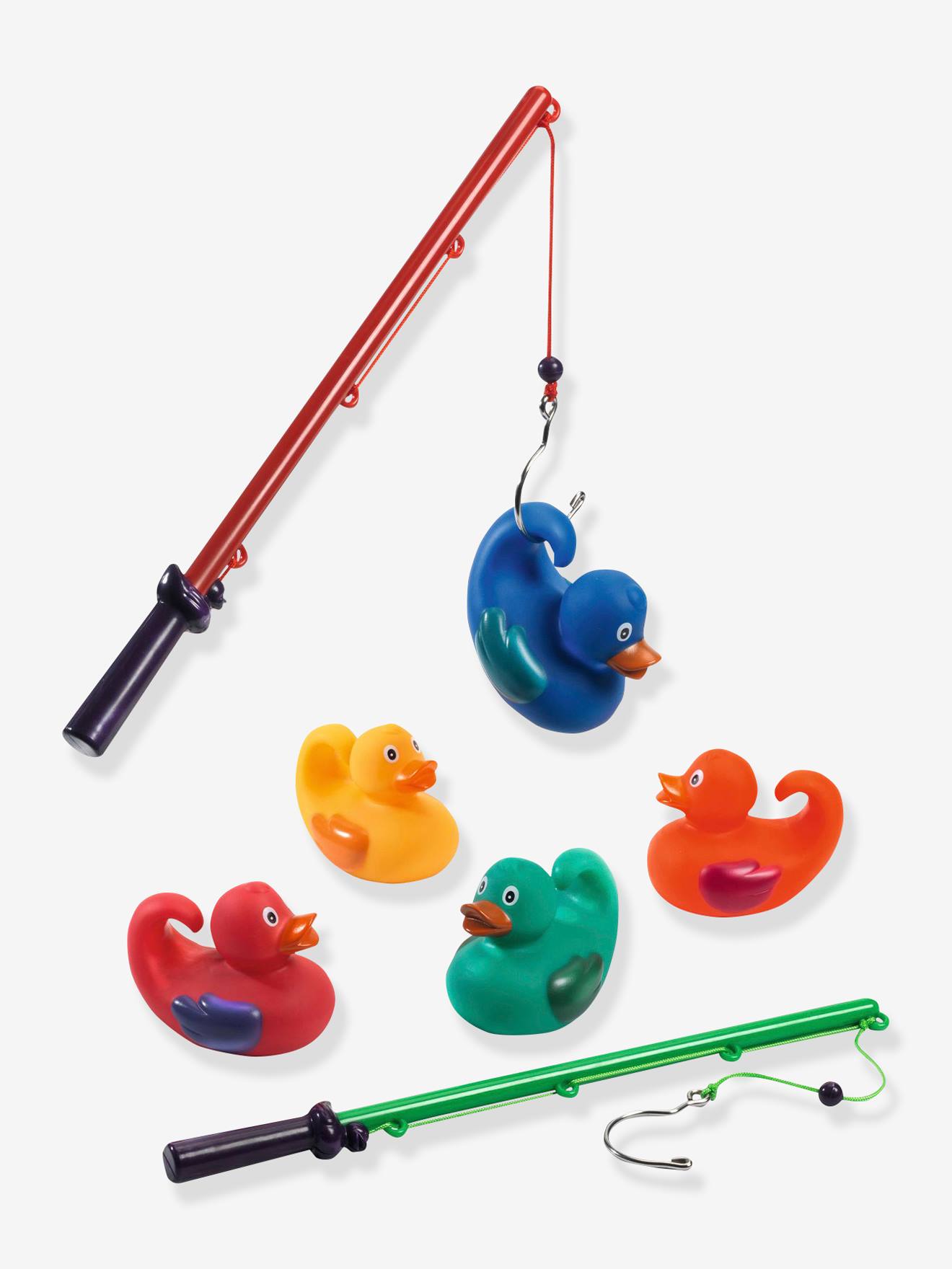 Pêche aux canards arc-en-ciel DJECO multicolore