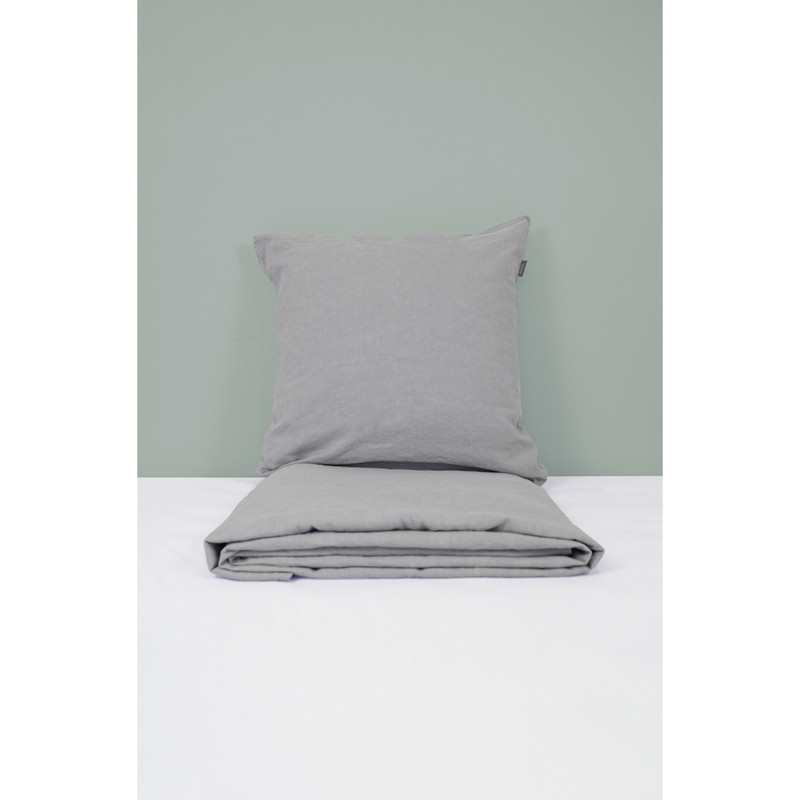Housse de Couette Enfant en Lin et Coton Bio + taie d'oreiller