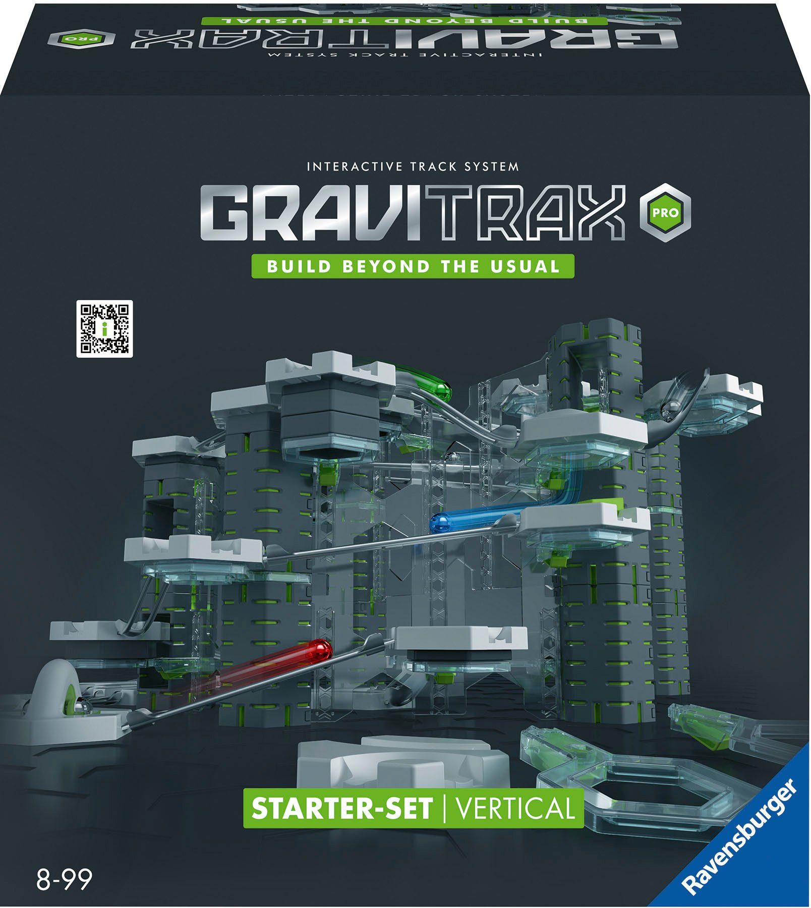 Ravensburger Kugelbahn-Bausatz GraviTrax PRO® Starter-Set Vertical, Made in Europe; FSC®- schützt Wald - weltweit