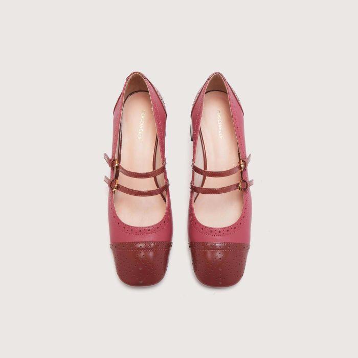Coccinelle Magalù Shiny Brogue Bicolor