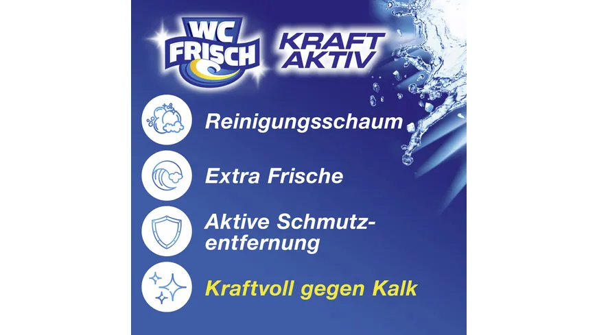 WC FRISCH Kraft Aktiv WC Reiniger Gel Ozeanfrische 750 ml 750 ml