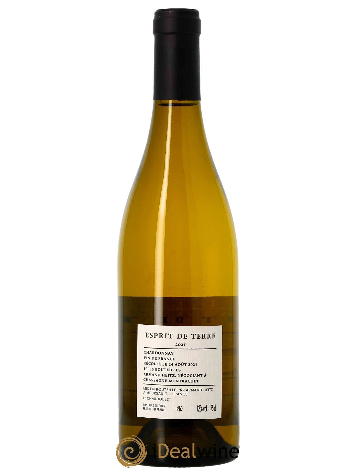 Vin de France Esprit de Terre Armand Heitz  2021 - Lot de 1 Bouteille