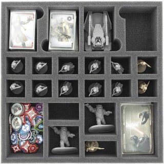 Feldherr 50 mm Schaumstoffeinlage für die Star Wars Imperial Assault - Return To Hoth Brettspielbox