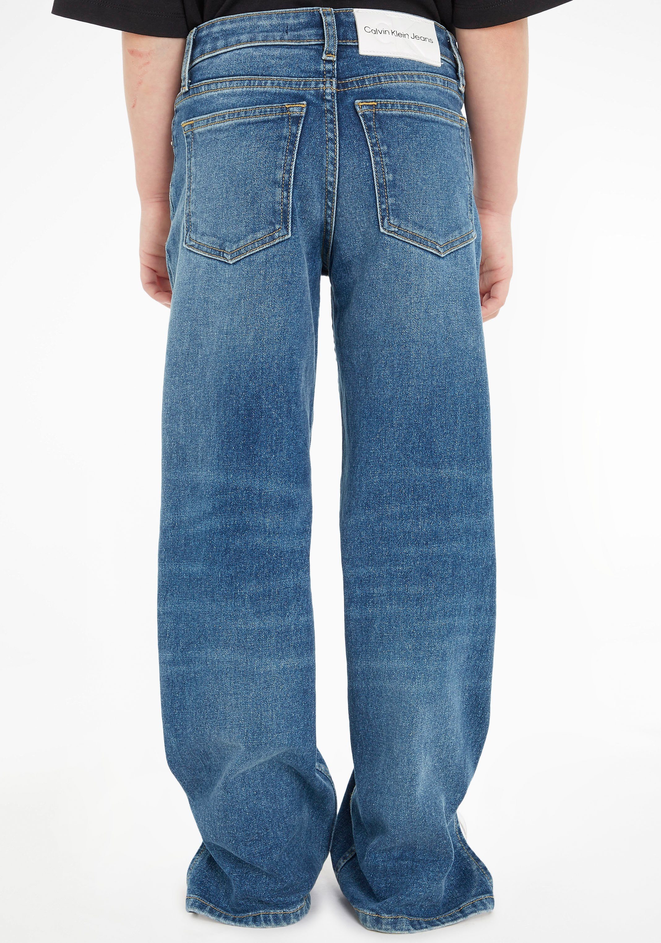 Calvin Klein Jeans Stretch-Jeans HR WIDE LEG MID BLUE