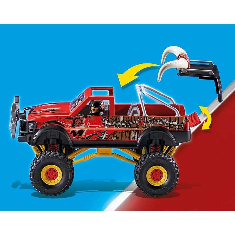 70549 4x4 de cascade Taureau Playmobil Stuntshow