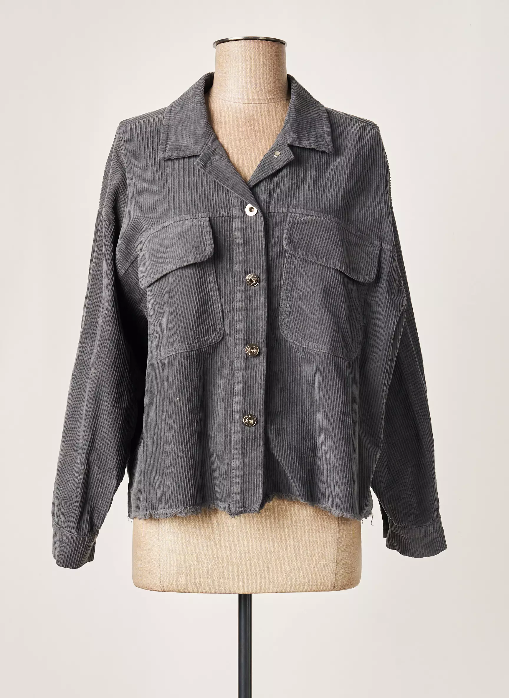 Bobbie Bob Vestecasual Femme couleur gris