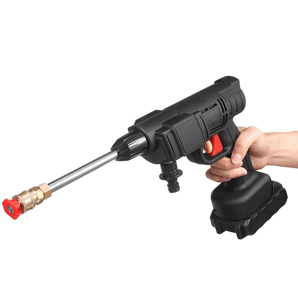 MECO Hochdruckreiniger, (mit Akku und Ladegerät), Wirless Wasserpistole 30bar 24V 12000U/min mit 2 Akku