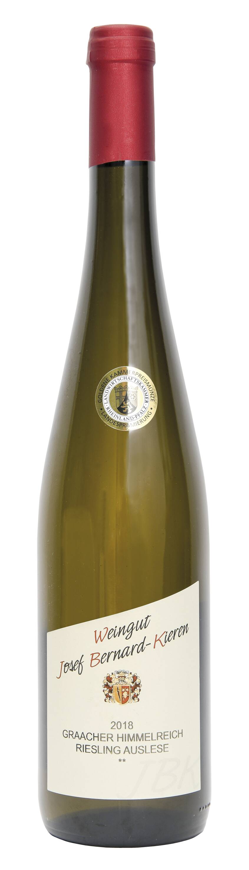Weingut Josef Bernard-Kieren Riesling Auslese ** Graacher Himmelreich 2018