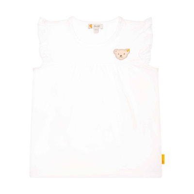 T-Shirt kurzarm, weiß für Mädchen