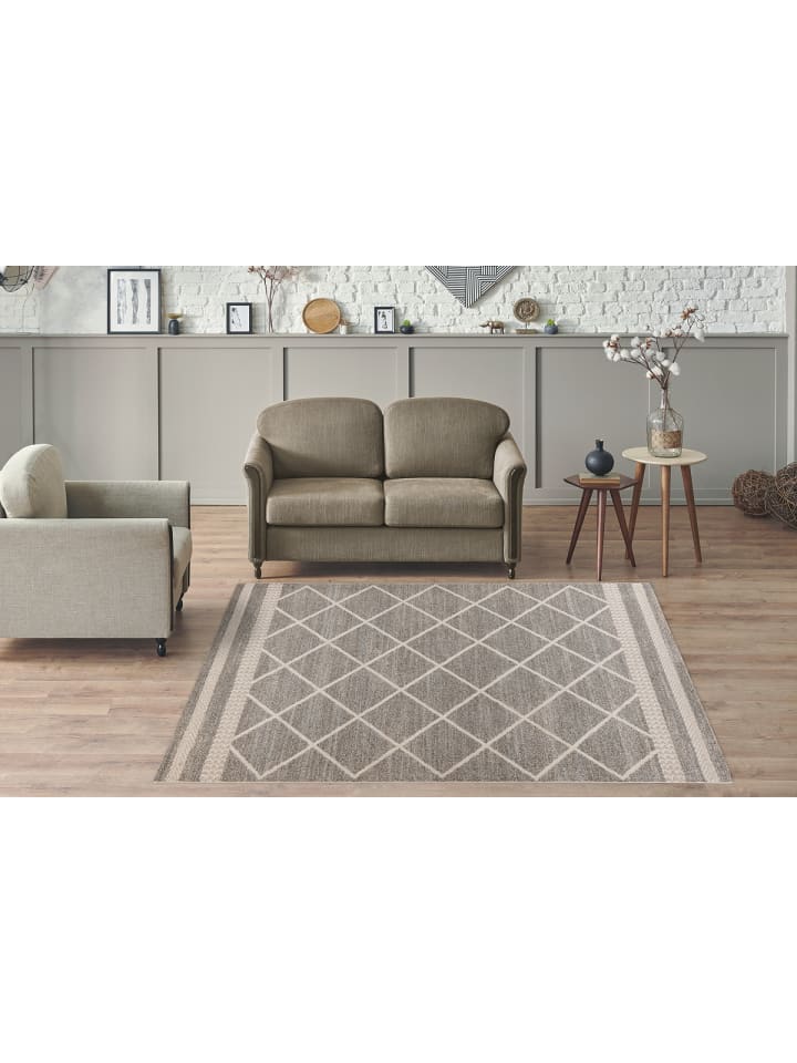 Kayoom Teppich Gwenneth in Braun / Beige günstig kaufen