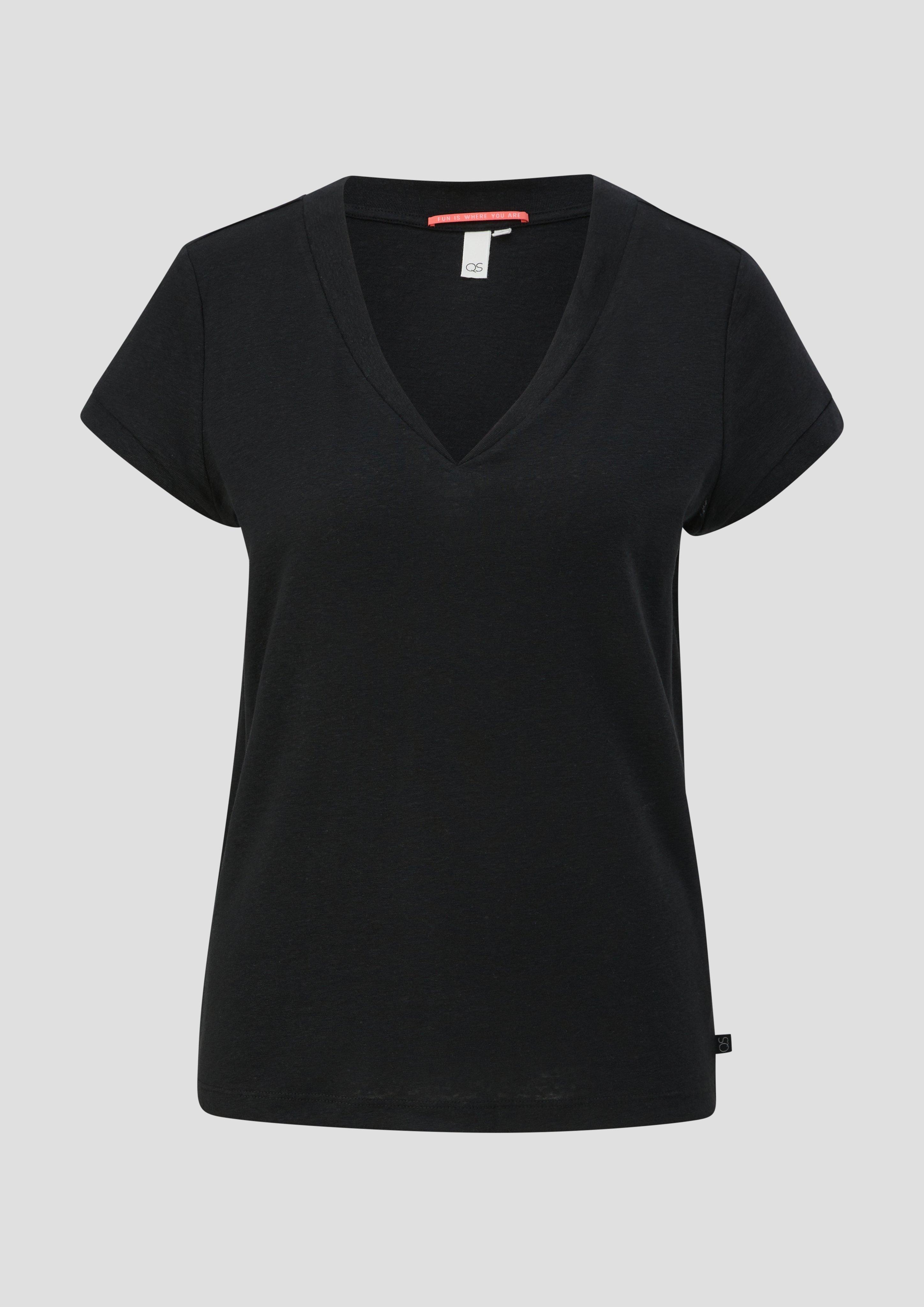 T-Shirt mit V-Ausschnitt  2144034-9999