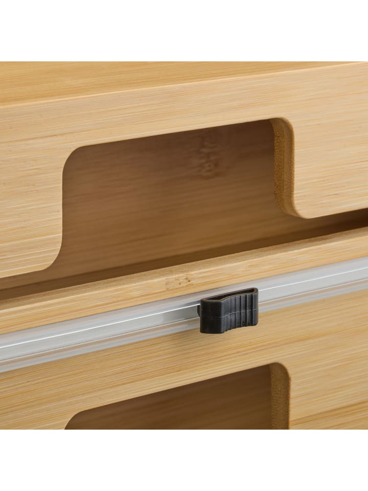 relaxdays Folienspender in Natur - 2 Rollen günstig kaufen onesize