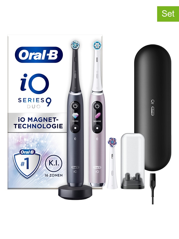 Oral-B 2tlg. Set: Elektr. Zahnbürsten 