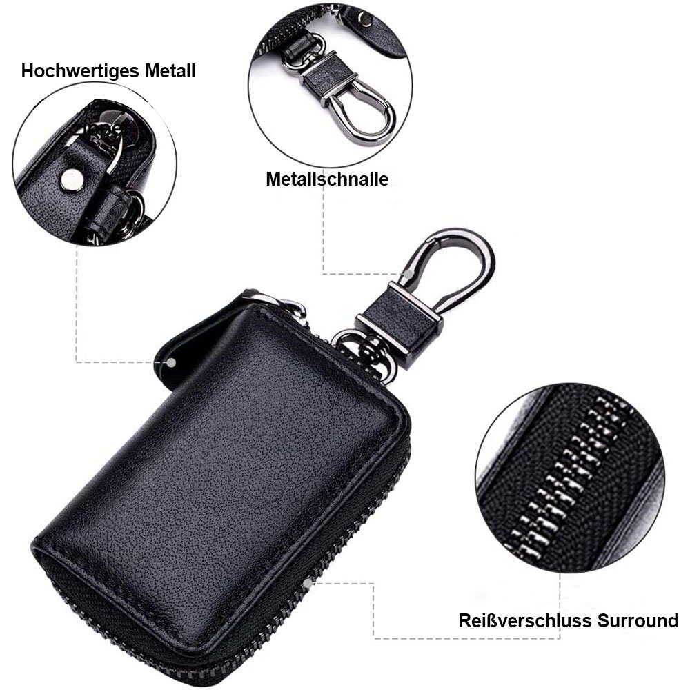 Jormftte Schlüsselkasten Schutz Autoschlüssel Tasche (Set, 1 * Autoschild-Schlüsseletui), Blockiert das Signal stark und sorgt für Signalisolierung.