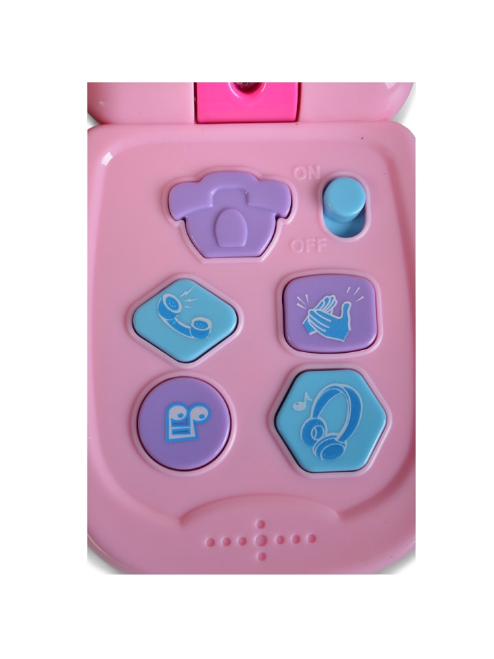 Moni Kinder Musikspielzeug Telefon in rosa günstig kaufen onesize