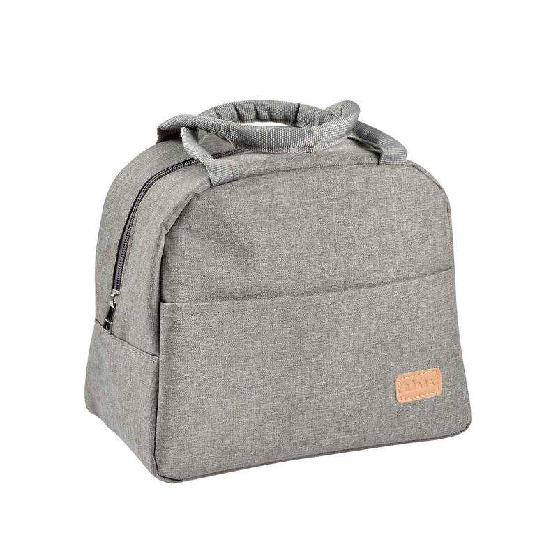 Sac repas isotherme gris chiné Beaba