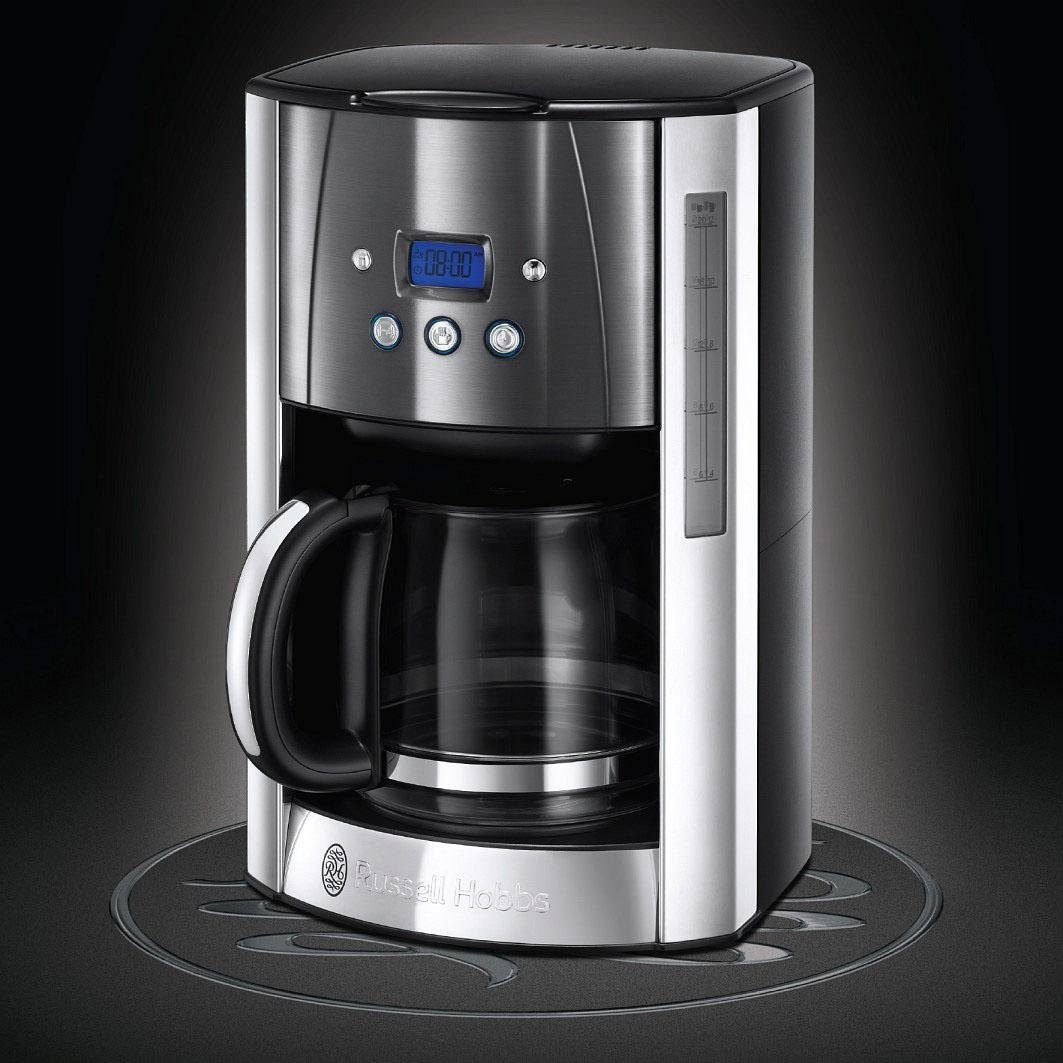 RUSSELL HOBBS Filterkaffeemaschine Luna Moonlight Grey 23241-56, 1,5l Kaffeekanne, Papierfilter 1x4, mit fingerabdruckresistenter Lackierung