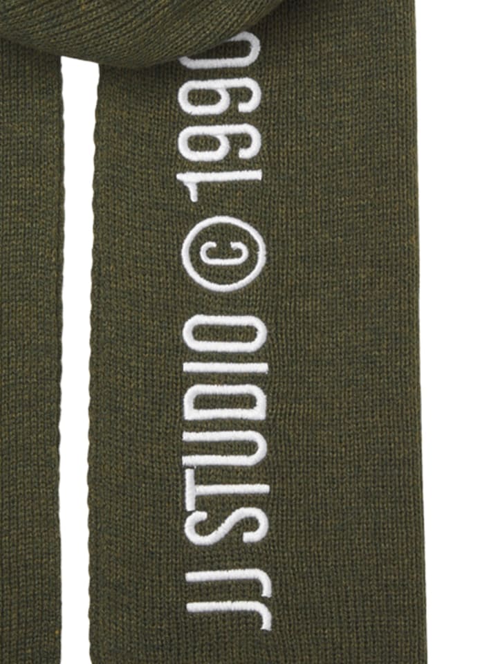 Jack & Jones Schal Modisch Weich Logoschriftzug in Grün günstig kaufen onesize