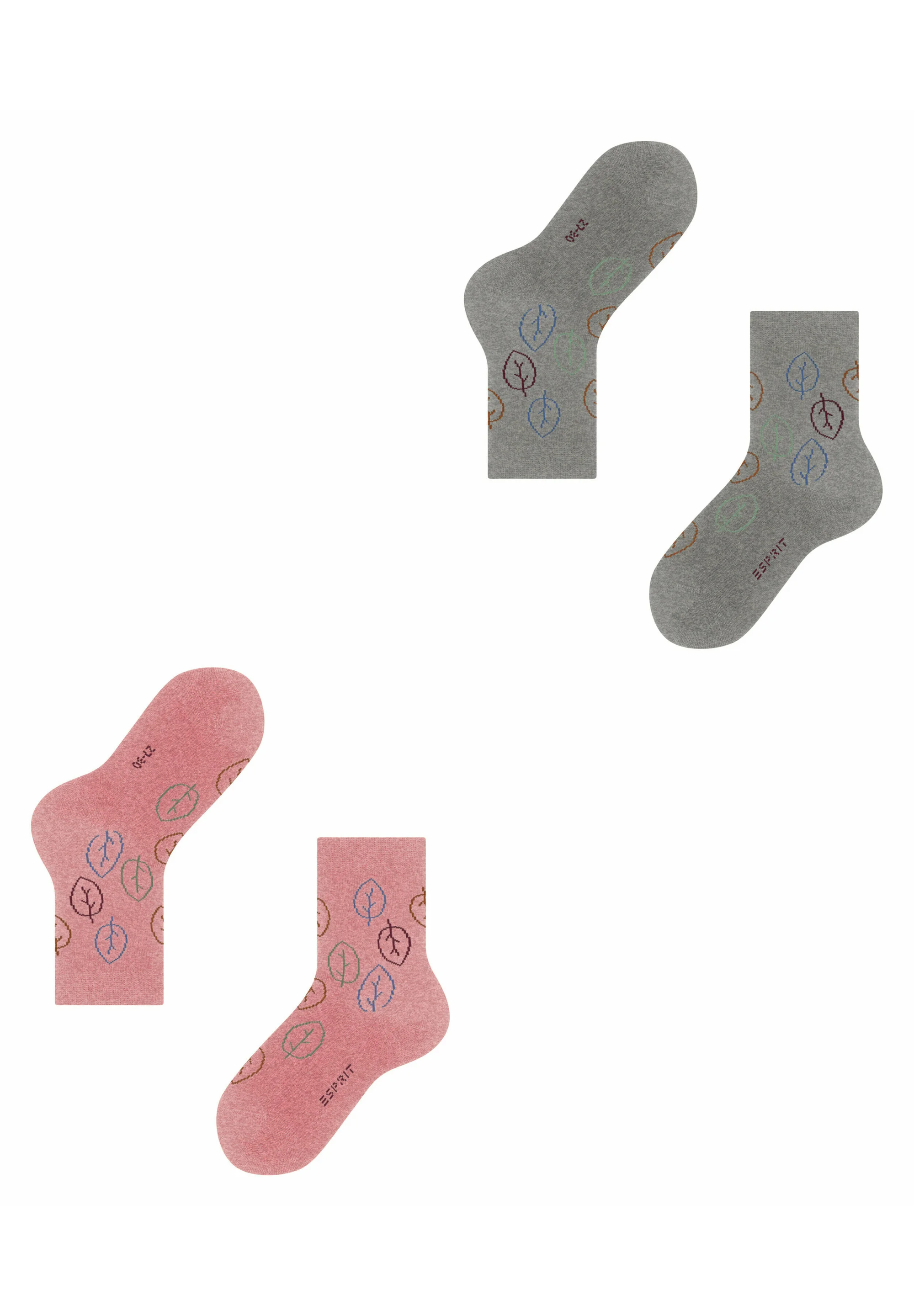 Esprit Forest Pack de 2 calcetines con estampado