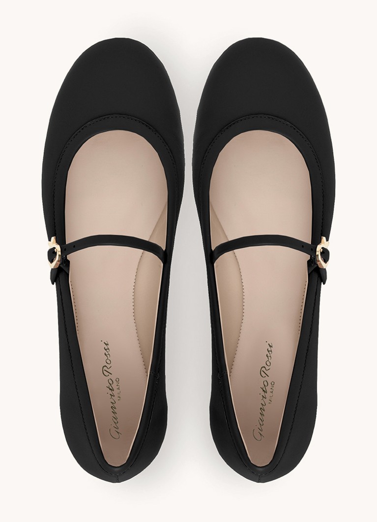 Balerina Carla de Gianvito Rossi din piele de miel