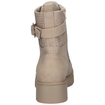 Via della Rosa Schnür Boots in beige