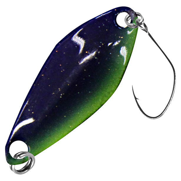 FTM Trout Spoon Tremo (2,3 g, Lila/Grün, Schwarz)
